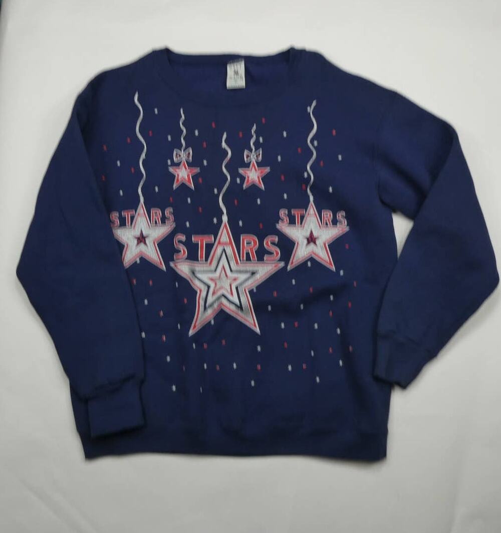 Galt Sane vintage sweatshirt, stars, medium, Made in USA